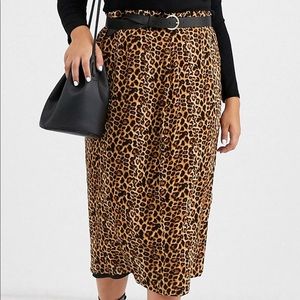 Asos midi skirt- leopard